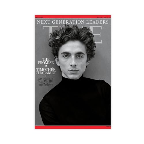 DEZARO Timothee Chalamet Schauspieler – Filmposter auf Leinwand, Poster, Wandkunst, Dekor, Bild, Gemälde für Wohnzimmer, Schlafzimmer, Dekoration, ungerahmt, 20 x 30 cm von DEZARO