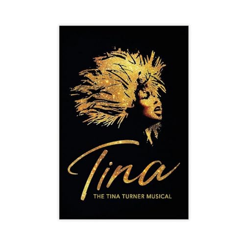 DEZARO Tina Turner Musikposter auf Leinwand, Schlafzimmer, Dekoration, Sport, Landschaft, Büro, Raumdekoration, Geschenk, ungerahmt, 30 x 45 cm von DEZARO