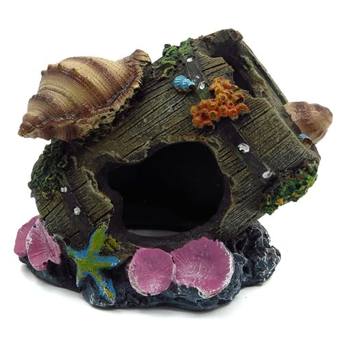 DEZP 1 PCS Aquarium deko Aquarium höhle Aquarium deko höhle wassertiere höhle Aquarium Aquarium-versteck felsenhöhle für Fische Garnelen Verstecken Aquarium von DEZP