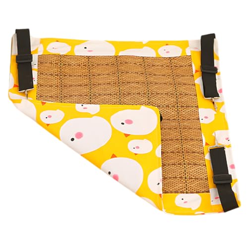 DEZP Hängematte Katze Katzenschaukel Hängesessel Katze Makramee-Katzenbett Katzenschaukel Hängend 48 * 58CM, Yellow von DEZP