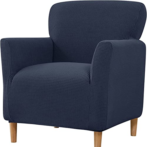 DEZYPZAM Sofahusse Sofa Abdeckung Hussen Wannensesselhussen | Accent Stuhlhussen Mit Armlehnen | Lounge Tub Sessel Stuhl Schonbezug, Sofa Überwürfe Sofabezug (Navy Blau) von DEZYPZAM