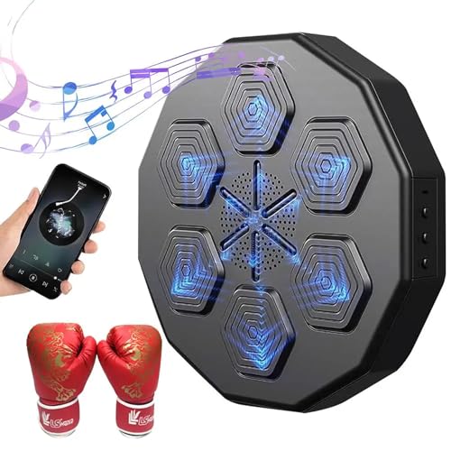 An Der Wand Montierter Musikboxer, Trainingsziel FüR Sensible Reaktionen Beim Boxen, Bluetooth-Verbindung/Stereo-Sound, FüR Kinder Und Erwachsene Im Fitnessstudio Zu Hause,KidsGloves An Der Wand Montierter Musikboxer, Trainingsziel FüR Sensible Reaktionen Beim Boxen, Bluetooth-Verbindung/Stereo-Sound, FüR Kinder Und Erwachsene Im Fitnessstudio Zu Hause,KidsGloves von DEaThsalL