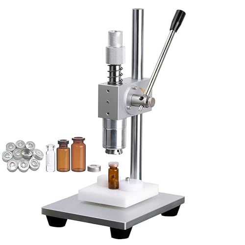 DEaThsalL 13/15/20 Mm Reine Manuelle Fläschchen, Aluminium-Kunststoff-Kappen/Reinaluminium-Kappen, Zweistufige One-Shot-Verschließmaschine Mit Niederdruck,Glasflaschen-Verschließmaschine 20MM DEaThsalL 13/15/20 Mm Reine Manuelle Fläschchen, Aluminium-Kunststoff-Kappen/Reinaluminium-Kappen, Zweistufige One-Shot-Verschließmaschine Mit Niederdruck,Glasflaschen-Verschließmaschine 20MM von DEaThsalL