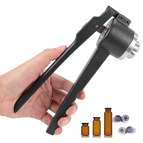 DEaThsalL 8-32mm Vial Capping Pliers, Hand Sealing Machine, Flip Vial Crimper, Adjustable Tightness/Stainless Steel/Good Sealing, for Full Aluminum Cover 30mm DEaThsalL 8-32mm Vial Capping Pliers, Hand Sealing Machine, Flip Vial Crimper, Adjustable Tightness/Stainless Steel/Good Sealing, for Full Aluminum Cover 30mm von DEaThsalL