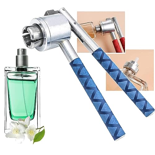 DEaThsalL ParfüMflaschen-SprüHflaschenverschließEr, Manuelle VerschließMaschine, Dichter Verschluss, (13mm/15mm/18mm/20mm) Verschlusswerkzeug, Mit Rutschfestem Griff Blue-13mm von DEaThsalL
