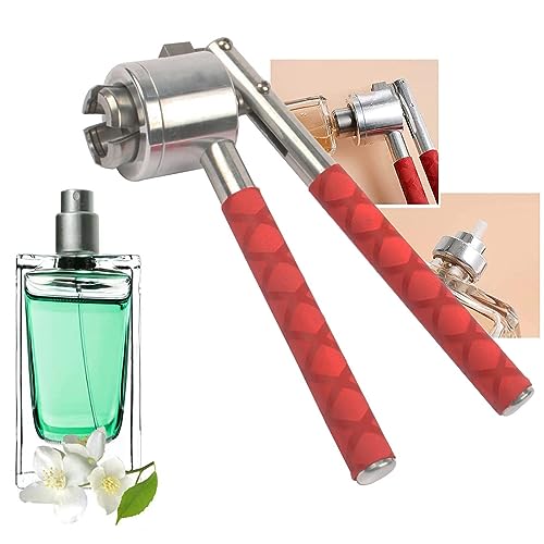 DEaThsalL ParfüMflaschen-SprüHflaschenverschließEr, Manuelle VerschließMaschine, Dichter Verschluss, (13mm/15mm/18mm/20mm) Verschlusswerkzeug, Mit Rutschfestem Griff Red-20mm von DEaThsalL