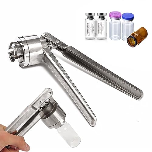 DEaThsalL VerschließMaschine FüR ProbenfläSchchen (13/15 / 20 MM), VerschließWerkzeug Aus Edelstahl, Einfach Zu Bedienen Al-Plastic-15mm von DEaThsalL