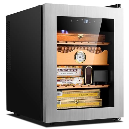 Großer elektrischer Zigarrenhumidor aus Zedernholz für 300 Zigarren, elektronisches Touchpanel, konstante Temperatur und Luftfeuchtigkeit, elektrischer Kühlhumidor Großer elektrischer Zigarrenhumidor aus Zedernholz für 300 Zigarren, elektronisches Touchpanel, konstante Temperatur und Luftfeuchtigkeit, elektrischer Kühlhumidor von DEaThsalL