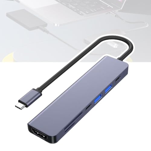 Typ-C/USB-Multifunktions-Dockingstation, USB-3.0-Schnittstelle, 7-in-1-Kartenleser, Sd/Tf-Hub, Büroerweiterung, bequem und einfach zu bedienen Typ-C/USB-Multifunktions-Dockingstation, USB-3.0-Schnittstelle, 7-in-1-Kartenleser, Sd/Tf-Hub, Büroerweiterung, bequem und einfach zu bedienen von DEaThsalL