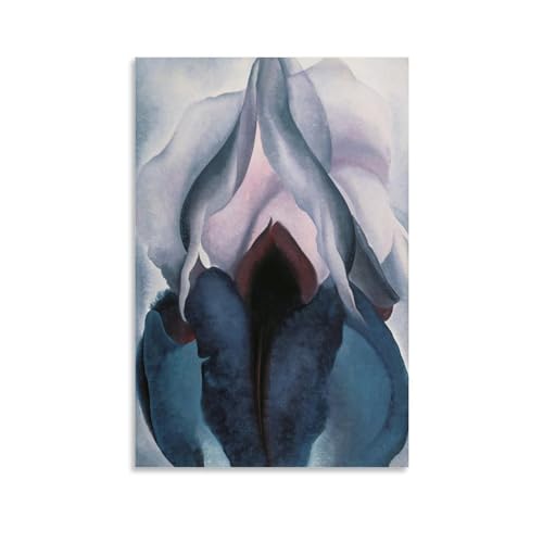 Black Iris von Georgia O'Keeffe Maler-Kunstwerk, Poster, coole Kunstwerke, Malerei, Wandkunst, Leinwanddrucke, hängendes Bild, Heimdekoration, Geschenkidee, 40 x 60 cm von DEcter