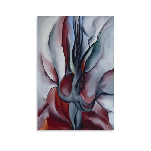 Georgia O'Keeffe Maler-Poster, Motiv: Herbstbaum, Ahorn von Georgia O'Keeffe, Kunstdruck, Leinwand, Wandfarbe, Kunstdekoration, moderne Heimkunstwerke, Geschenkidee, 40 x 60 cm von DEcter