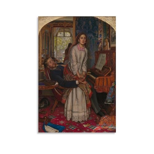 William Holman Hunt Artwork【The Awakening Conscience】Poster Coole Kunstwerke Malerei Wandkunst Leinwanddrucke Hängemälde Heimdekoration Geschenkidee 30 x 45 cm William Holman Hunt Artwork【The Awakening Conscience】Poster Coole Kunstwerke Malerei Wandkunst Leinwanddrucke Hängemälde Heimdekoration Geschenkidee 30 x 45 cm von DEcter