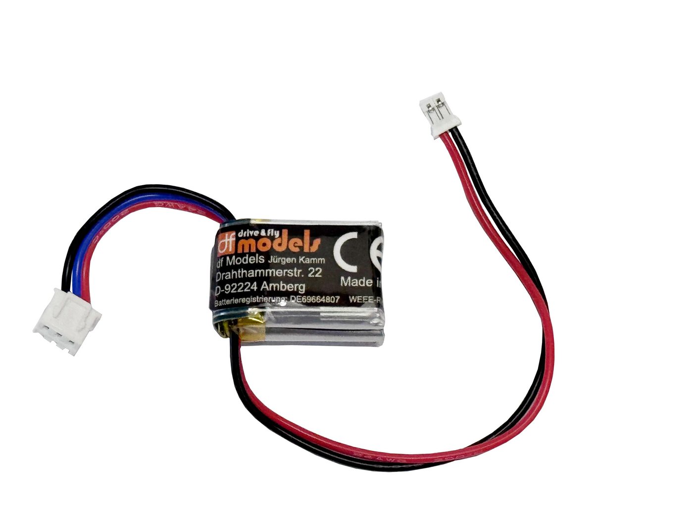DF-Models DF Models LiPo Akku 7,4 Volt-350mAh-2,59Wh Elektroauto-Ladegerät von DF-Models