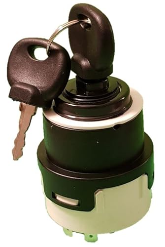 Universal Zündschloss 12/24 Volt Glühanlassschalter für Landmaschinen & Baumaschinen wie Deutz DX 07 Same Case Zettelmeyer Schaeff inkl. 2 Schlüssel 14603/603 von DF QUALITY
