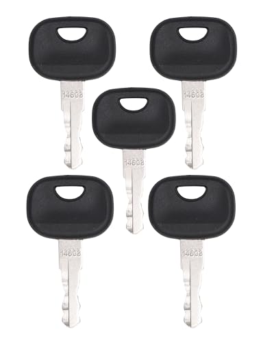 Universalschlüssel 14603 Baumaschinenschlüssel Zündschlüssel für Baumaschinen Traktoren Stapler Rüttelplatten Radlader Bagger (5) von DF QUALITY
