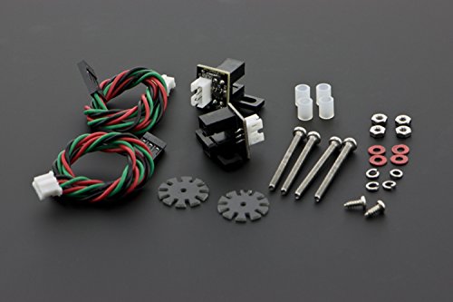 Wheel Encoders For Arduino TT Motor/Best fit with Micro DC Geared Motor.It includes encoders, plastic tube, paper-mediated gasket etc Wheel Encoders For Arduino TT Motor/Best fit with Micro DC Geared Motor.It includes encoders, plastic tube, paper-mediated gasket etc von DF