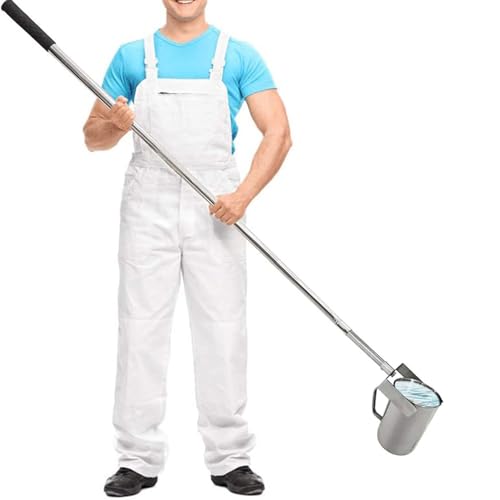 DFANCE Teleskop Wasser Probenehmer Edelstahl Pendel Becher Probenehmer Schöpfkelle 1000 Ml Wasser Probenahme Pole Probenehmer Stange(Size:1.17-4m) von DFANCE