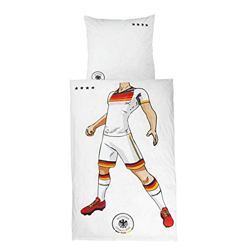 DFB Bettwäsche glatt Trikot National Spieler 135 x 200 cm Geschenk NEU Wow - All-In-One-Outlet-24 - von DFB