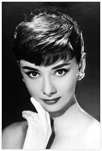 Audrey Hepburn Leinwand-Poster Wanddekoration für Wohnzimmer Schlafzimmer Dekor Audrey Hepburn-Druck Kunst Bild Gemälde Kunstwerk Schwarz-Weiß-Wandkunst, rahmenlos,70x90cm Audrey Hepburn Leinwand-Poster Wanddekoration für Wohnzimmer Schlafzimmer Dekor Audrey Hepburn-Druck Kunst Bild Gemälde Kunstwerk Schwarz-Weiß-Wandkunst, rahmenlos,70x90cm von DFBFMO