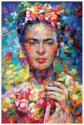 Frida Kahlo Leinwand Poster Wandkunst Dekor Frida Kahlo Druck Kunst Bild Gemälde Frida Selbstporträt Ölgemälde für Wohnzimmer Schlafzimmer Dekoration Rahmenlos,50×75cm Frida Kahlo Leinwand Poster Wandkunst Dekor Frida Kahlo Druck Kunst Bild Gemälde Frida Selbstporträt Ölgemälde für Wohnzimmer Schlafzimmer Dekoration Rahmenlos,50×75cm von DFBFMO