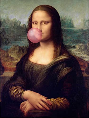 DFBFMO Mona Lisa Poster Print Abstrakt Rosa Kaugummi Wandbilder 60×80cm Modernes Wohnzimmer Home Decor Bilder Kunstwerk Rahmenlos DFBFMO Mona Lisa Poster Print Abstrakt Rosa Kaugummi Wandbilder 60×80cm Modernes Wohnzimmer Home Decor Bilder Kunstwerk Rahmenlos von DFBFMO