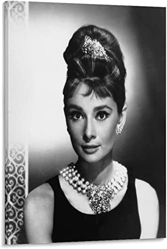 DFBFMO Vintage-Wanddekoration Audrey Hepburn dekoratives Leinwandposter für Schlafzimmer moderne Heimdekoration Wohnzimmer Druck und Poster Bild Gemälde Kunstwerk, ungerahmt, 70x90cm DFBFMO Vintage-Wanddekoration Audrey Hepburn dekoratives Leinwandposter für Schlafzimmer moderne Heimdekoration Wohnzimmer Druck und Poster Bild Gemälde Kunstwerk, ungerahmt, 70x90cm von DFBFMO