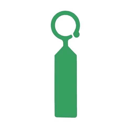 100 Stück Pflanzenetiketten, wasserdichte Etiketten, Gewächshaus, Obstgarten, Kunststoffpflanzen-Etiketten Zur Erfassung von Pflanzennamen(Green) von DFGBAPKBL
