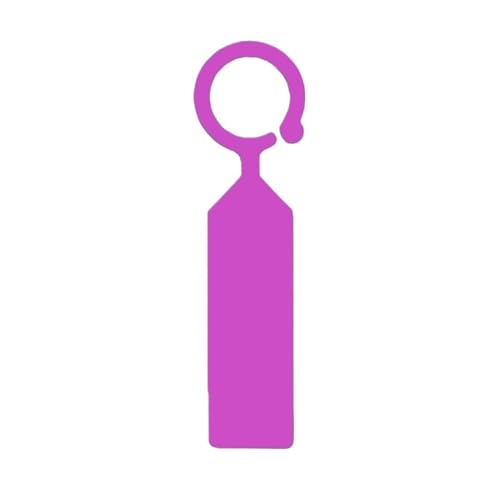 100 Stück Pflanzenetiketten, wasserdichte Etiketten, Gewächshaus, Obstgarten, Kunststoffpflanzen-Etiketten Zur Erfassung von Pflanzennamen(Purple) von DFGBAPKBL