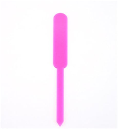 100 stücke Anlage Etiketten Gemüse Gartenarbeit Tags Kunststoff Pflanzen Boden Stecker for Unterscheiden Zur Erfassung von Pflanzennamen(Pink) von DFGBAPKBL