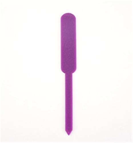 100 stücke Anlage Etiketten Gemüse Gartenarbeit Tags Kunststoff Pflanzen Boden Stecker for Unterscheiden Zur Erfassung von Pflanzennamen(Purple) von DFGBAPKBL