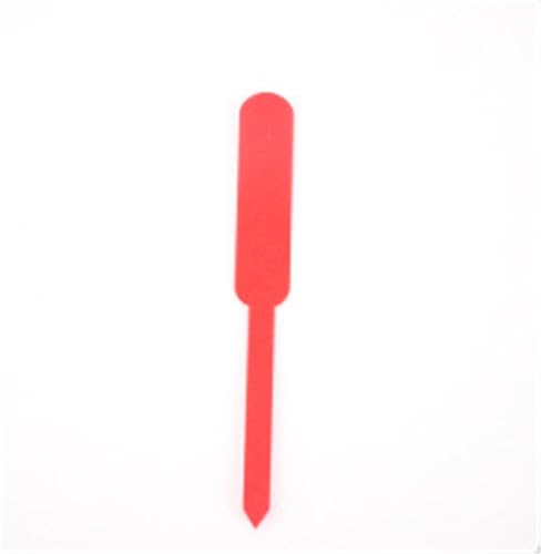 100 stücke Anlage Etiketten Gemüse Gartenarbeit Tags Kunststoff Pflanzen Boden Stecker for Unterscheiden Zur Erfassung von Pflanzennamen(Red) von DFGBAPKBL