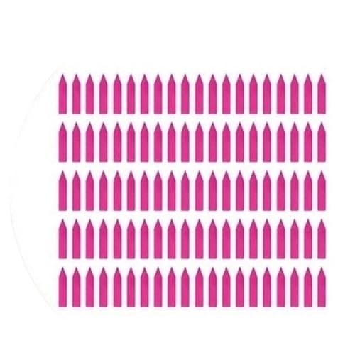 100 stücke Garten Anlage Etiketten Pflanzen Tag Kindergarten Marker Kunststoff Schreiben Platte Bord Plug In Karte Wasserdicht Zur Erfassung von Pflanzennamen(Pink) von DFGBAPKBL