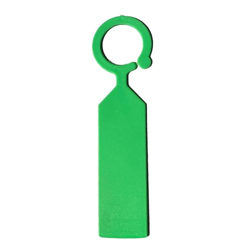100 stücke Garten Pflanzen Tag Ring Haken Baum Marker Zeichen Kunststoff Wasserdicht Re-Verwendbare Label Zur Erfassung von Pflanzennamen(Green) von DFGBAPKBL