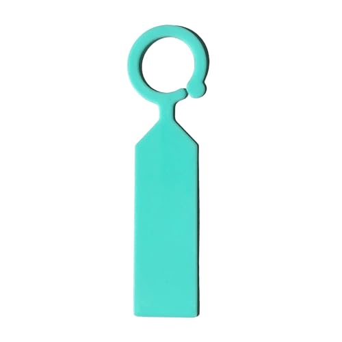 100 stücke Garten Pflanzen Tag Ring Haken Baum Marker Zeichen Kunststoff Wasserdicht Re-Verwendbare Label Zur Erfassung von Pflanzennamen(Light green) von DFGBAPKBL