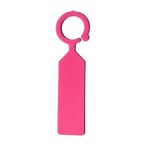 100 stücke Garten Pflanzen Tag Ring Haken Baum Marker Zeichen Kunststoff Wasserdicht Re-Verwendbare Label Zur Erfassung von Pflanzennamen(Pink) von DFGBAPKBL