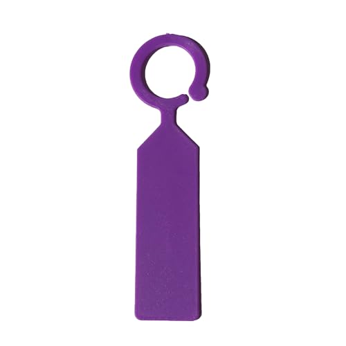 100 stücke Garten Pflanzen Tag Ring Haken Baum Marker Zeichen Kunststoff Wasserdicht Re-Verwendbare Label Zur Erfassung von Pflanzennamen(Purple) von DFGBAPKBL