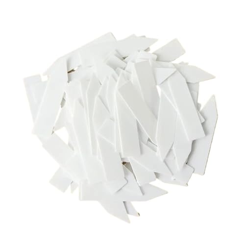 100Pcs Wasserdichte Gewächshaus Garten Werkzeuge Pflanzen Label Sämling Tags Zur Erfassung von Pflanzennamen(5x1cm) von DFGBAPKBL