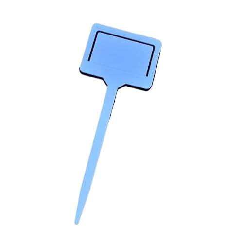 10Pcs Garten Pflanze Etiketten Bunte Wasserdichte Kindergarten Marker Platte Blume Samen Schreiben Zeichen Mark Pflanzen Tags Zur Erfassung von Pflanzennamen(Light blue) von DFGBAPKBL