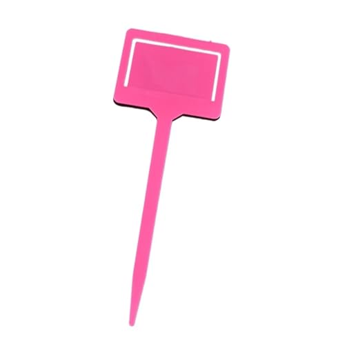 10Pcs Garten Pflanze Etiketten Bunte Wasserdichte Kindergarten Marker Platte Blume Samen Schreiben Zeichen Mark Pflanzen Tags Zur Erfassung von Pflanzennamen(Pink) von DFGBAPKBL