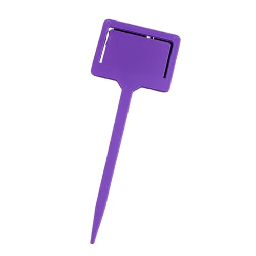 10Pcs Garten Pflanze Etiketten Bunte Wasserdichte Kindergarten Marker Platte Blume Samen Schreiben Zeichen Mark Pflanzen Tags Zur Erfassung von Pflanzennamen(Purple) von DFGBAPKBL