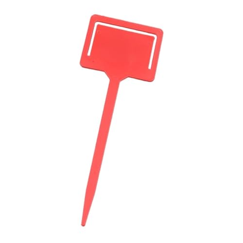 10Pcs Garten Pflanze Etiketten Bunte Wasserdichte Kindergarten Marker Platte Blume Samen Schreiben Zeichen Mark Pflanzen Tags Zur Erfassung von Pflanzennamen(Red) von DFGBAPKBL