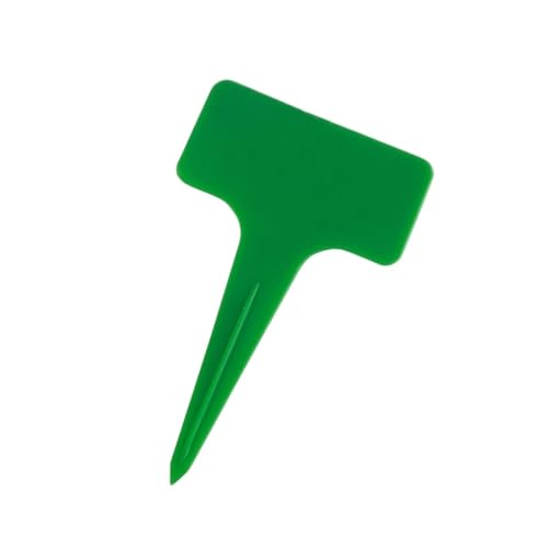 50 stücke Weiß Kunststoff Anlage T-typ Tags Marker Kindergarten Etiketten Sämling Tablett Töpfe Garten Label Zur Erfassung von Pflanzennamen(Green) von DFGBAPKBL