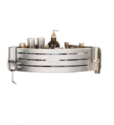 Badezimmer-Eckregal ohne Bohren, an der Wand montierte Dusch-Eckregale mit Haken, Handtuchhalter, Platzsparendes Badezimmer-Organizer-Rack aus Aluminium Zur Aufbewahrung von Badezimmerzubehör Badezimmer-Eckregal ohne Bohren, an der Wand montierte Dusch-Eckregale mit Haken, Handtuchhalter, Platzsparendes Badezimmer-Organizer-Rack aus Aluminium Zur Aufbewahrung von Badezimmerzubehör von DFGBAPKBL
