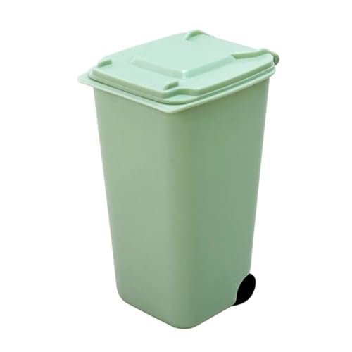 DFGBAPKBL 10 stücke Desktop Mini Mülleimer Kleine Dekoration Für Desktop-Müll(Green) von DFGBAPKBL