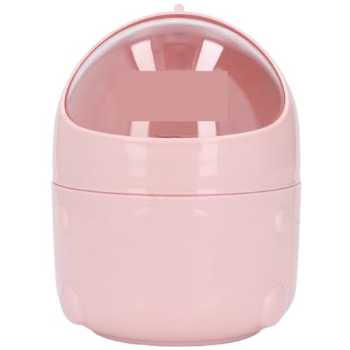 DFGBAPKBL 2 stücke Desktop Mülleimer Abnehmbare Design Rutschfeste Unterseite Kunststoff Mini Für Desktop-Müll(Pink) von DFGBAPKBL