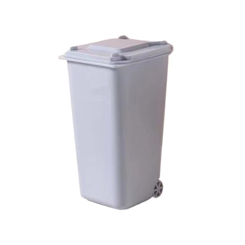 DFGBAPKBL Mini Desktop Mülleimer Müll Aufbewahrungsbox Kleiner Papierkorb Für Desktop-Müll(Blue) von DFGBAPKBL