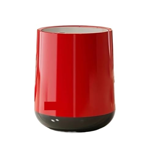 DFGBAPKBL Mini Desktop Mülleimer Presse Typ Pop-up Deckel Sanitär Bin Verwenden Sparen Raum Für Desktop-Müll(Red) von DFGBAPKBL