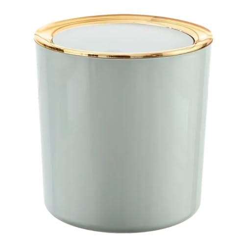DFGBAPKBL Mini Kleine Abfalleimer Desktop Müll Korb Hause Tisch Kunststoff Mülleimer Für Desktop-Müll(Green) von DFGBAPKBL