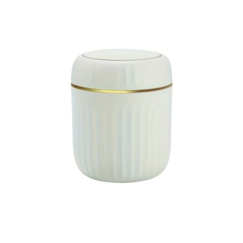 DFGBAPKBL Mini-Mülleimer mit Deckel, geeignet for Zuhause, Büro, Schlafzimmer Für Desktop-Müll(Green) von DFGBAPKBL