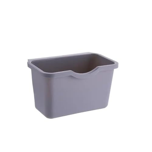 DFGBAPKBL Platzsparender, rechteckiger Mülleimer-Papier-Organizer aus Kunststoff, leicht zu reinigen Für Desktop-Müll(Gray) von DFGBAPKBL
